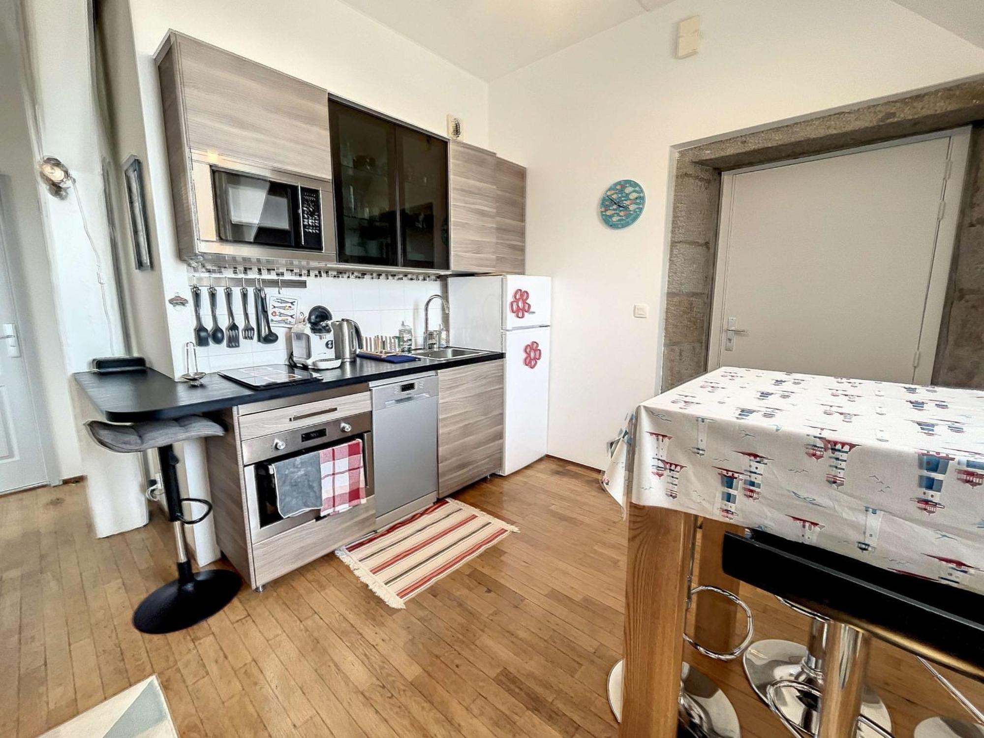 Appartement Cosy, 200M Plage, Parking Prive, Wifi - Fr-1-361-18 格朗维尔 外观 照片