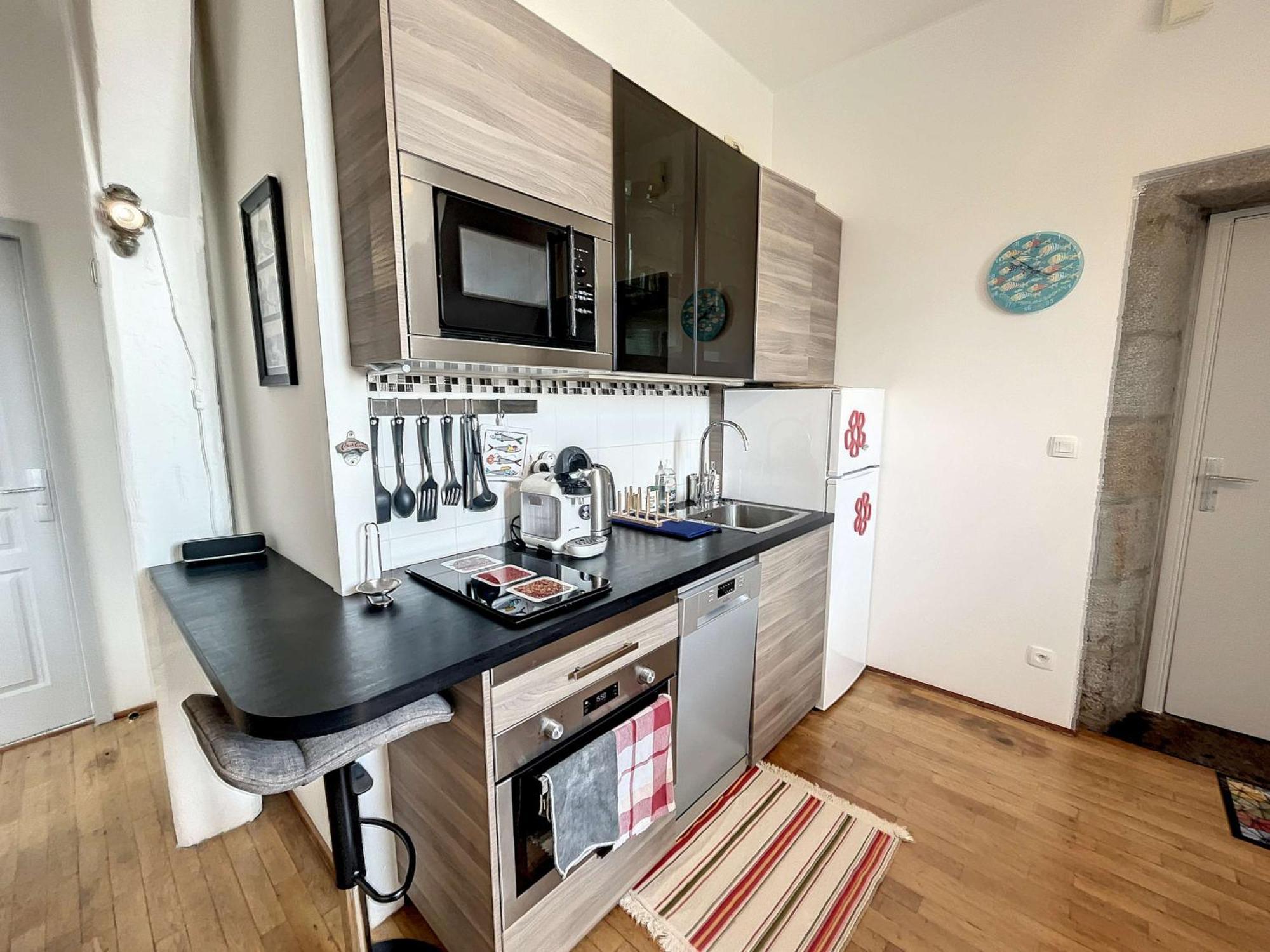 Appartement Cosy, 200M Plage, Parking Prive, Wifi - Fr-1-361-18 格朗维尔 外观 照片